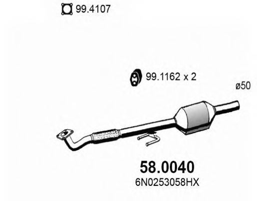 ASSO 580040 Катализатор