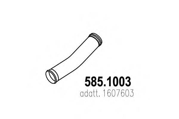 ASSO 5851003 Труба выхлопного газа