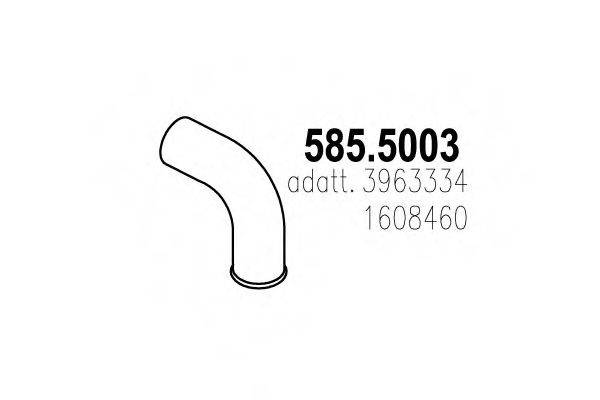 ASSO 5855003 Труба выхлопного газа