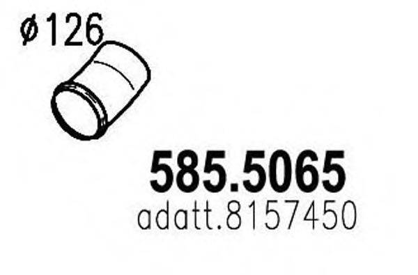 ASSO 5855065 Труба выхлопного газа