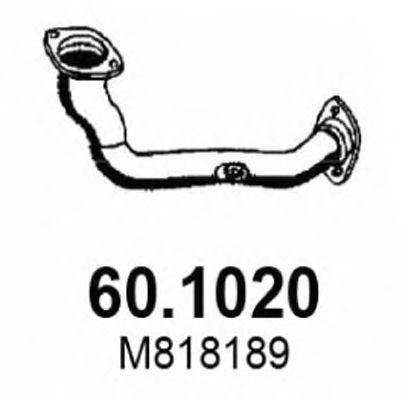 ASSO 601020 Труба выхлопного газа