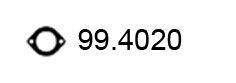 ASSO 994020 Прокладка, труба выхлопного газа