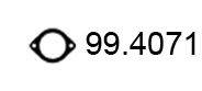ASSO 994071 Прокладка, труба выхлопного газа