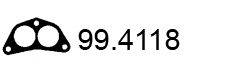 ASSO 994118 Прокладка, труба выхлопного газа