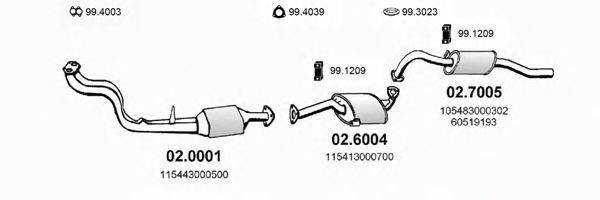 ASSO ART0002 Система выпуска ОГ