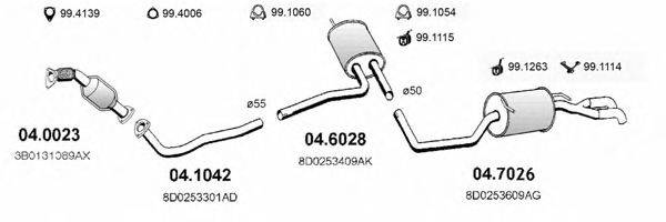 ASSO ART0252 Система выпуска ОГ