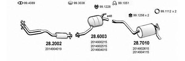 ASSO ART1362 Система выпуска ОГ