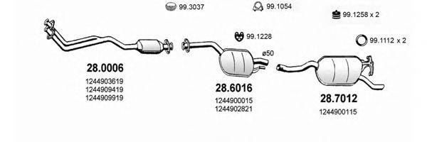 ASSO ART1412 Система выпуска ОГ