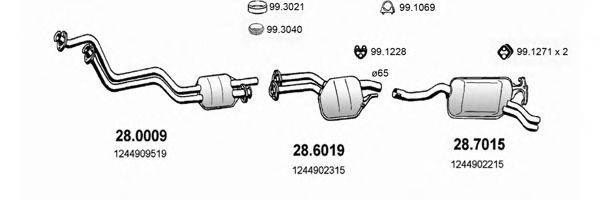 ASSO ART1418 Система выпуска ОГ