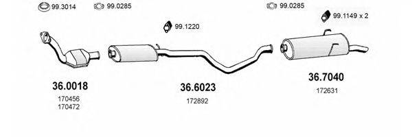 ASSO ART1937 Система выпуска ОГ