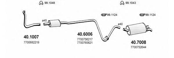 ASSO ART2063 Система выпуска ОГ