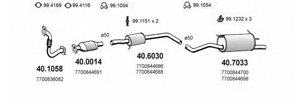 ASSO ART2144 Система выпуска ОГ