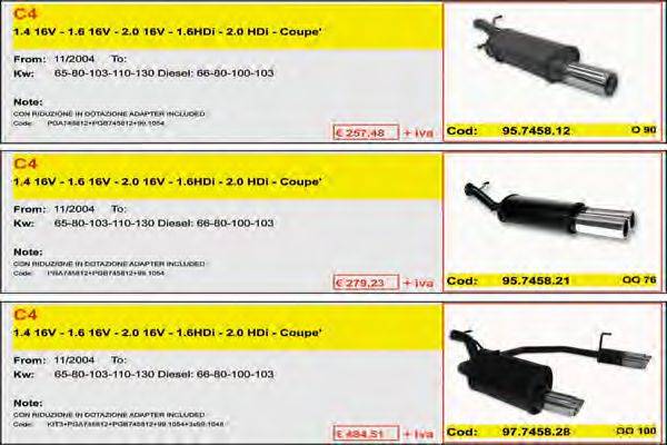 ASSO ARTSPORT0214 Глушитель для спортивного автомобиля