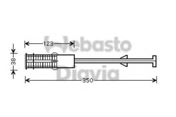 WEBASTO 82D0175362A Осушитель, кондиционер