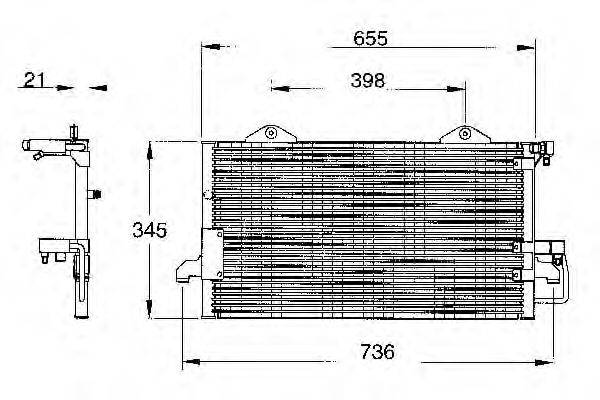 WEBASTO 82D0225012A Конденсатор, кондиционер