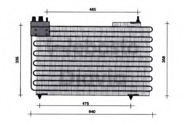 WEBASTO 82D0225020A Конденсатор, кондиционер