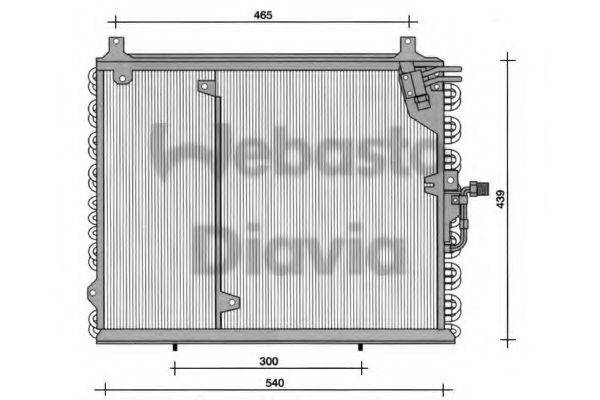 WEBASTO 82D0225038A Конденсатор, кондиционер