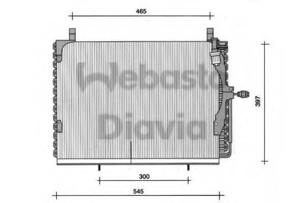 WEBASTO 82D0225039A Конденсатор, кондиционер