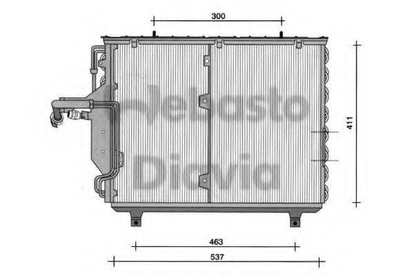 WEBASTO 82D0225041A Конденсатор, кондиционер