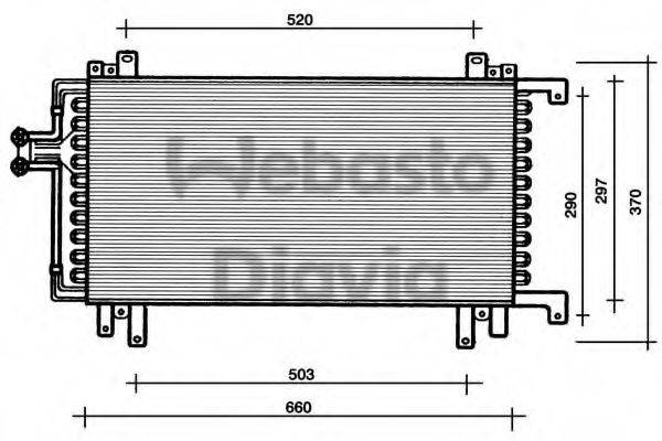 WEBASTO 82D0225058A Конденсатор, кондиционер