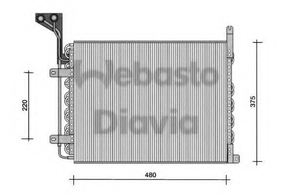 WEBASTO 82D0225082B Конденсатор, кондиционер