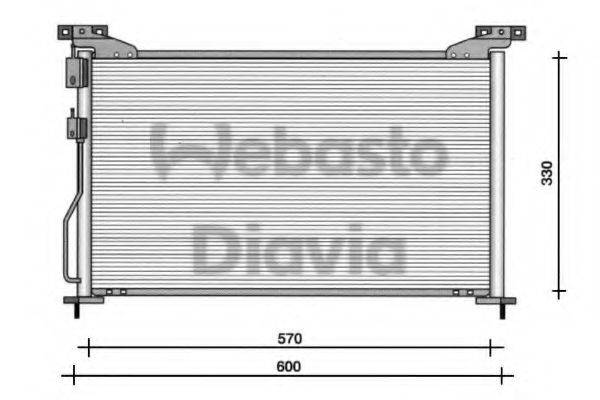 WEBASTO 82D0225092A Конденсатор, кондиционер