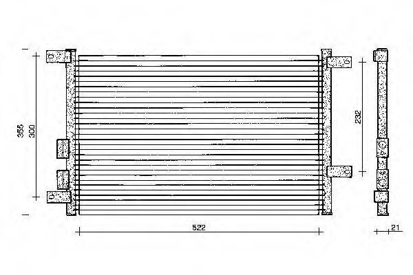 WEBASTO 82D0225108A Конденсатор, кондиционер