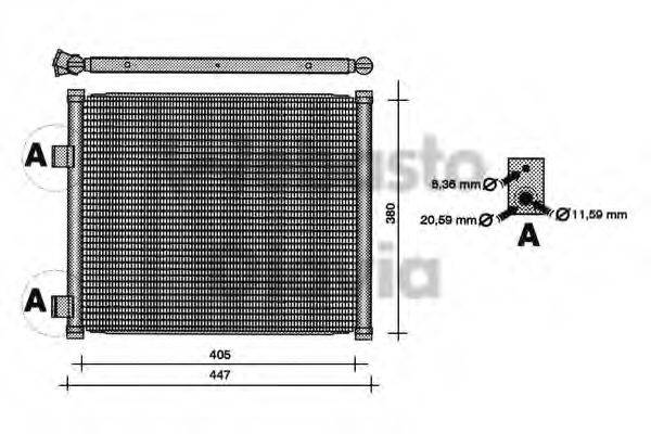 WEBASTO 82D0225111A Конденсатор, кондиционер