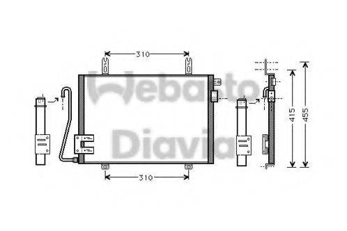 WEBASTO 82D0225133A Конденсатор, кондиционер