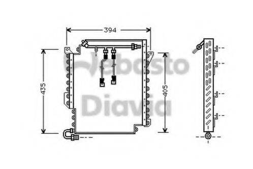 WEBASTO 82D0225170A Конденсатор, кондиционер