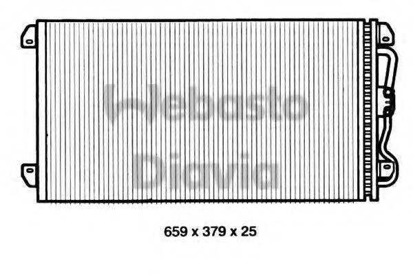 WEBASTO 82D0225240A Конденсатор, кондиционер