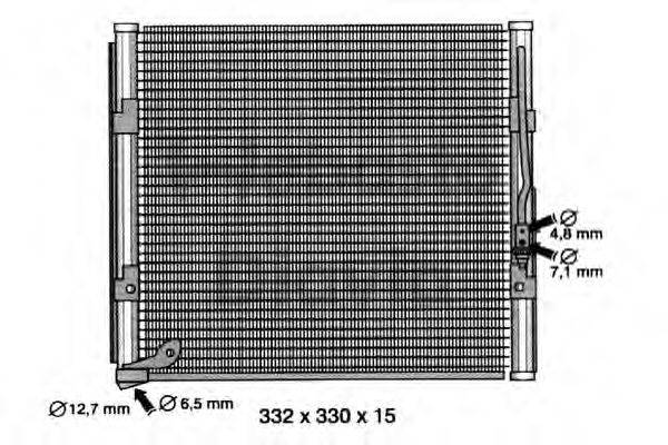 WEBASTO 82D0225279A Конденсатор, кондиционер