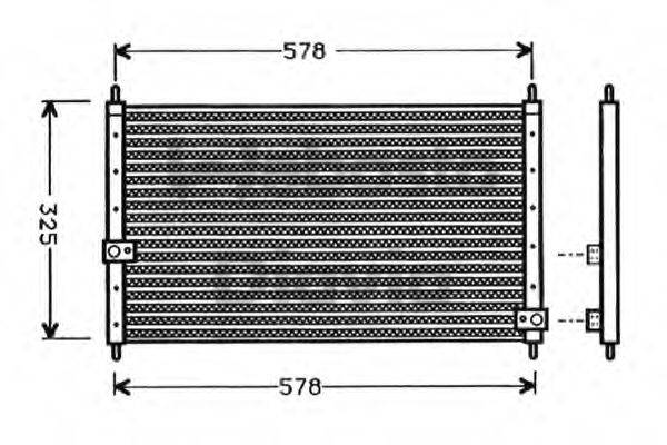 WEBASTO 82D0225280A Конденсатор, кондиционер