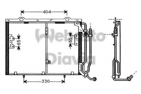 WEBASTO 82D0225328A Конденсатор, кондиционер