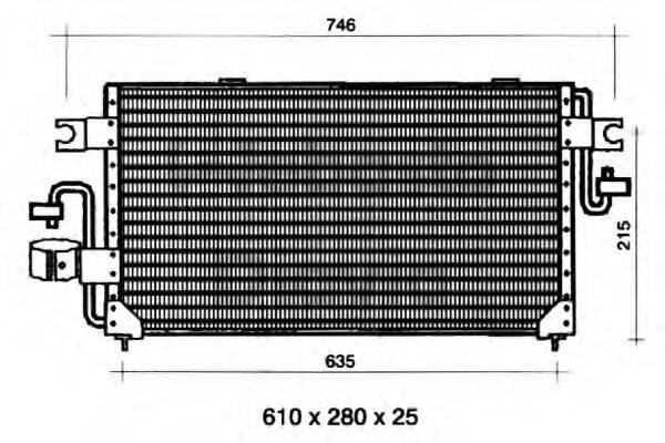 WEBASTO 82D0225340A Конденсатор, кондиционер