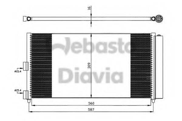 WEBASTO 82D0225501A Конденсатор, кондиционер