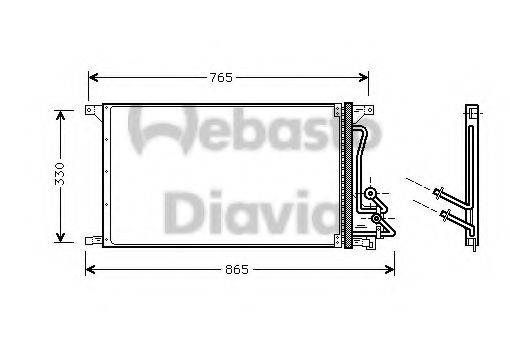 WEBASTO 82D0225506A Конденсатор, кондиционер