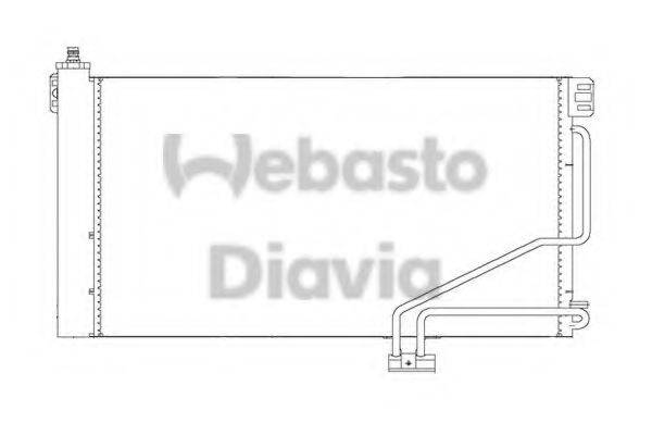 WEBASTO 82D0225678A Конденсатор, кондиционер