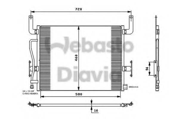 WEBASTO 82D0226239MA Конденсатор, кондиционер