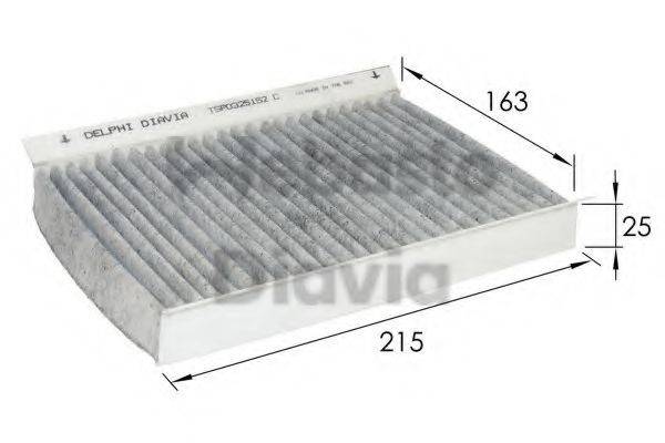 WEBASTO 82D0325152CA Фильтр, воздух во внутренном пространстве