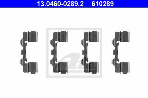 ATE 13046002892 Комплектующие, колодки дискового тормоза
