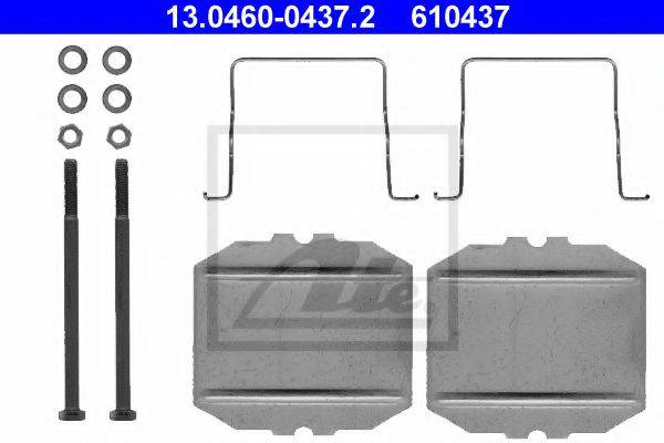 ATE 13046004372 Комплектующие, колодки дискового тормоза