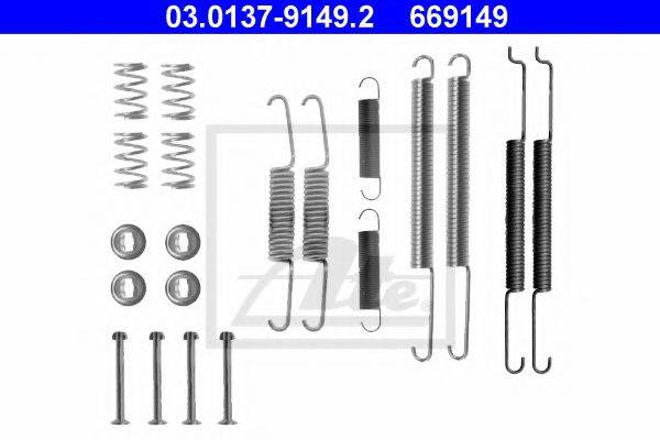 ATE 03013791492 Комплектующие, тормозная колодка