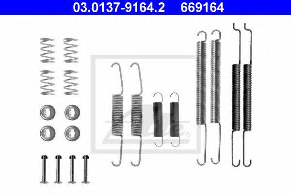 ATE 03013791642 Комплектующие, тормозная колодка
