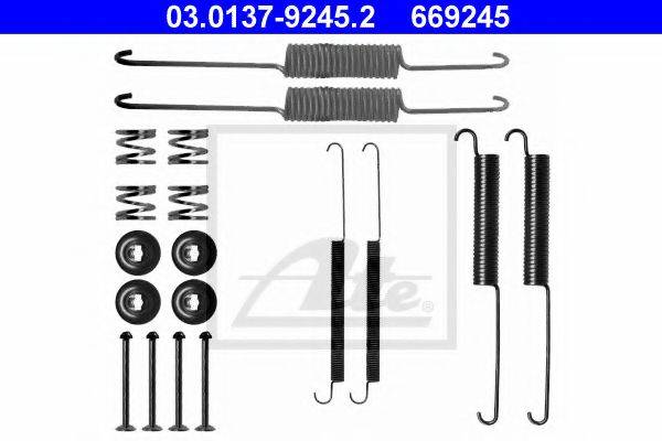 ATE 03013792452 Комплектующие, тормозная колодка