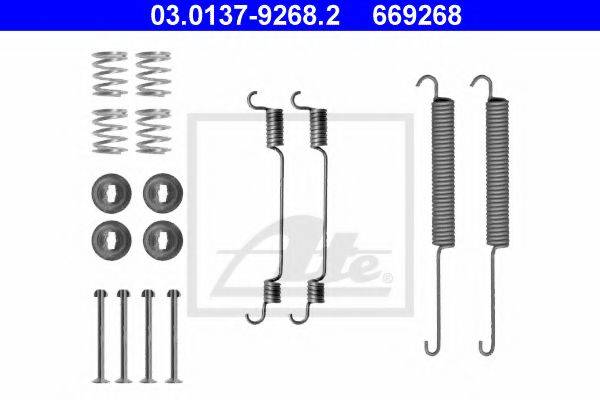 ATE 03013792682 Комплектующие, тормозная колодка