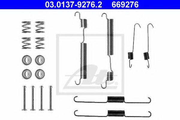 ATE 03013792762 Комплектующие, тормозная колодка