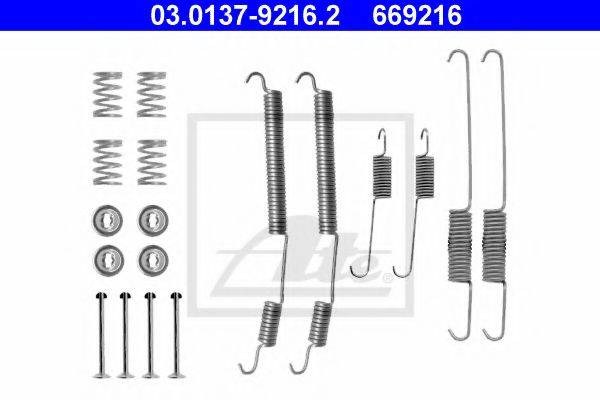 ATE 03013792162 Комплектующие, тормозная колодка