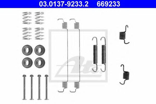 ATE 03013792332 Комплектующие, тормозная колодка