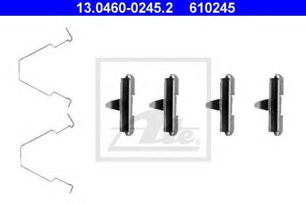 ATE 13046002452 Комплектующие, колодки дискового тормоза